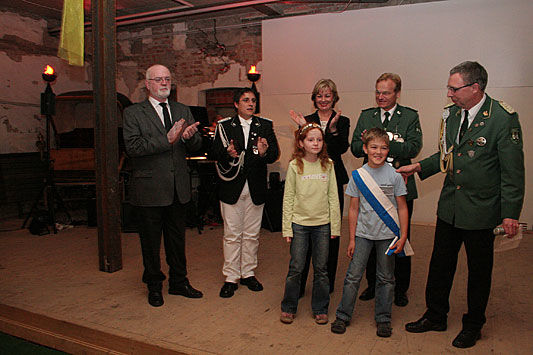 Unser neues Kinderkönigspaar Madelaine Rohde und Patrick Hecker