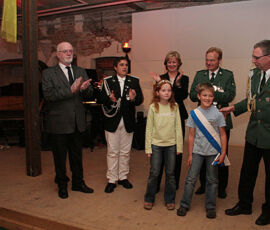 Unser neues Kinderkönigspaar Madelaine Rohde und Patrick Hecker