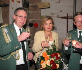 Unser neues Königspaar Ludwig und Anne Krome. Sie leben hoch